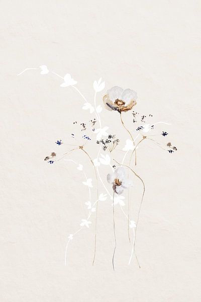 Ethereal Flowers With Subtle Hues by Monika Strigel