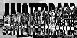 Amsterdam Hafen Grachten van Bass Artist