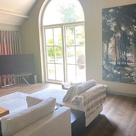 Klantfoto: Bospad Midden Brabant van Nop Briex, als ArtFrame