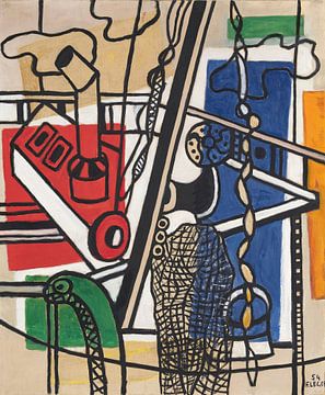 Fernand Léger, The fishing boat, 1954