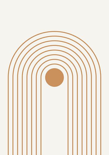 Retro 1920 vintage geometrische vorm in Bauhaus-stijl 2