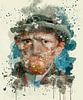 Zelfportret, Vincent van Gogh, 1887 van zippora wiese thumbnail