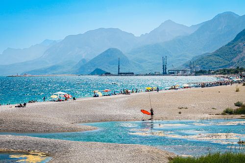 Antalya aan het strand