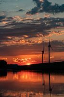 Coucher de soleil à Geervliet