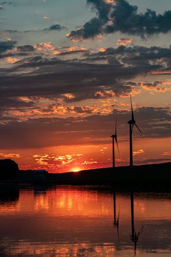 Zonsondergang in Geervliet