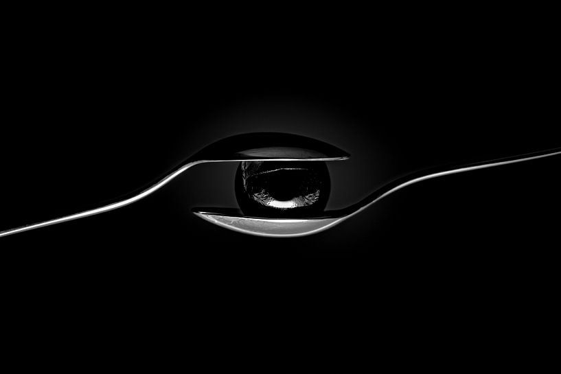 abstract - zwart wit - black white van Erik Bertels