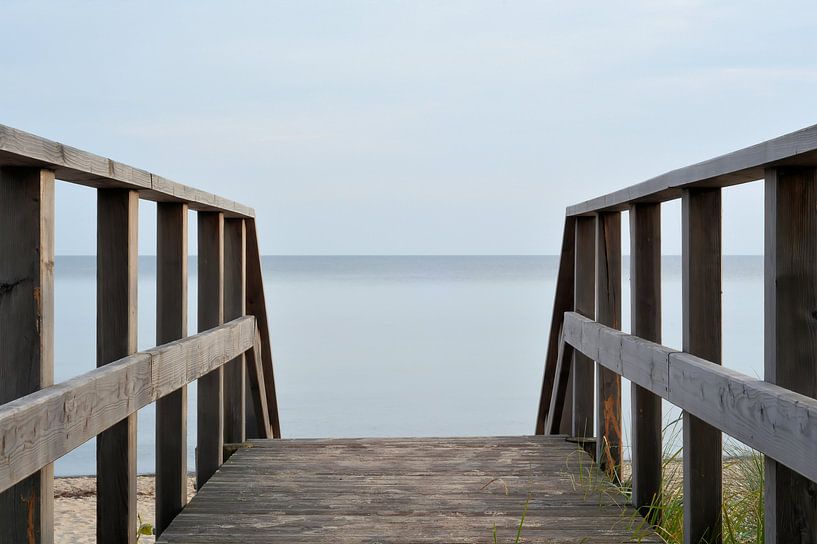 Stairs to the beach in Kühlungsborn by Heiko Kueverling