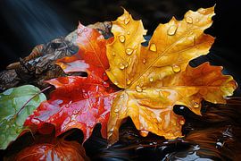 Colourful autumn leaves 4/4