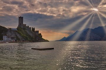 Malcesine on Lake Garda by Peter Eckert