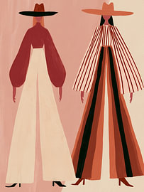Cowgirl-duo van Art in color