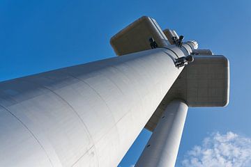 Der moderne Fernsehturm Im Stadtteil Žižkov in Prag