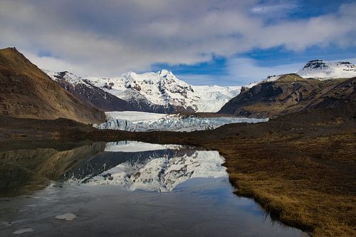 Svínafellsjökull gletsjer