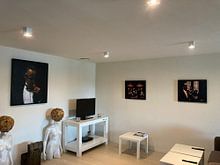 Klantfoto: The Offer - Schilderij Godfather Schilderij 2 | Marlon Brando schilderij 2 van Kunst Company, op canvas
