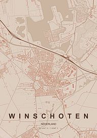 Map of Winschoten by Stef van Campen