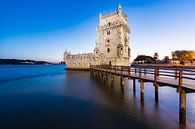 Torre de Belém in Lissabon von Werner Dieterich Miniaturansicht