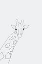 Girafe par MishMash van Heukelom Aperçu