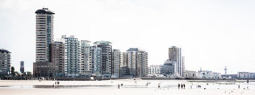 Panorama boulevard van Vlissingen (Zeeland)