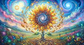 Sunflower of the Imagination by Tine Rojek