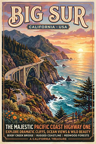 Visitez Big Sur, en Californie