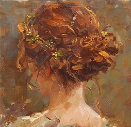 Vrouw 839 | Schilderij | Impressionisme van Blikvanger Schilderijen