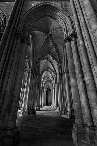 Salle à colonnes avec voûte
