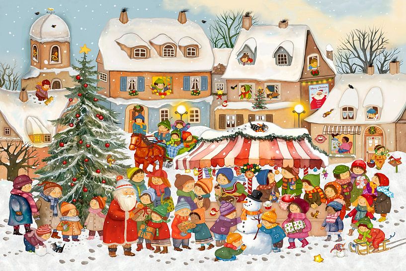 Winter magic on the market square by Marion Krätschmer