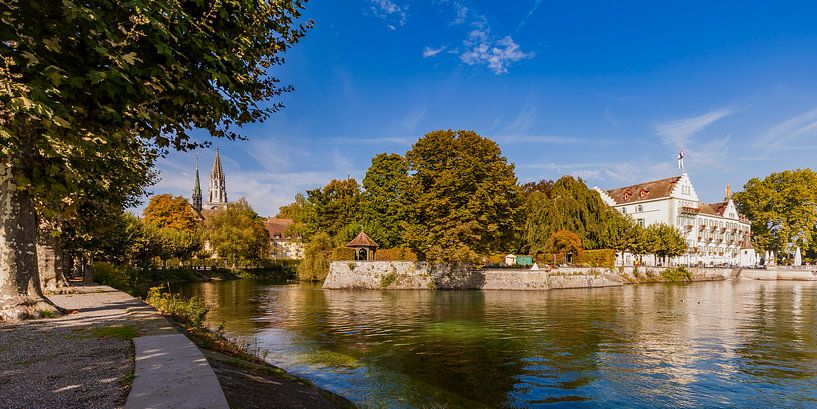 Münster und Steigenberger Inselhotel in Konstanz von Werner Dieterich