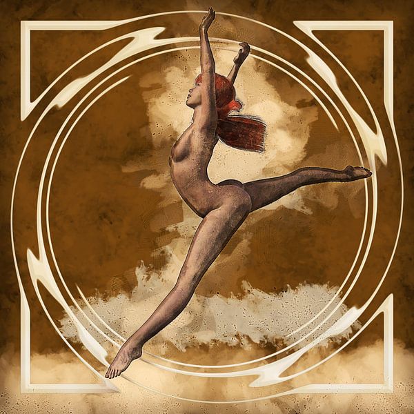Jump to freedom (illustratie, erotiek) van Art by Jeronimo