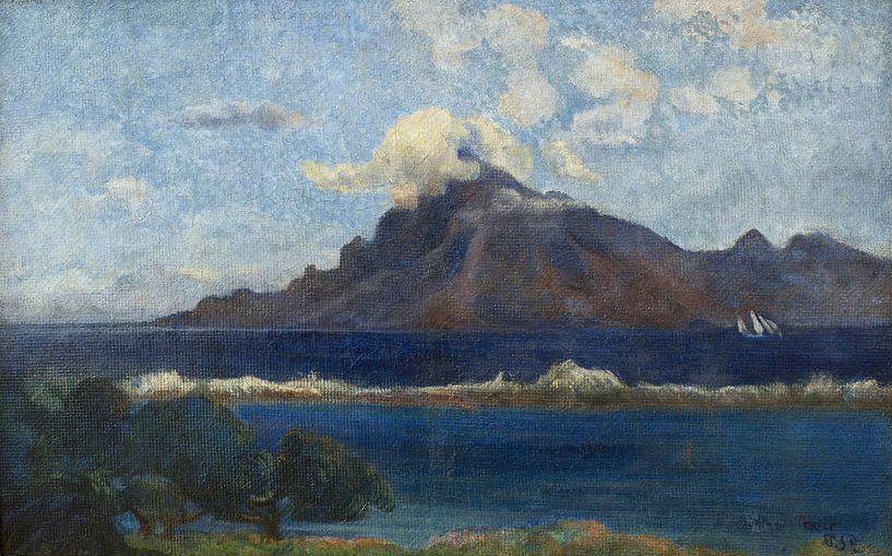 Landschap van Te Vaa, Paul Gauguin van Meesterlijcke Meesters