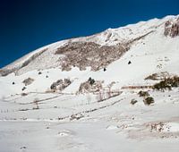 Besneewd landschap in Spanje Picos de europe