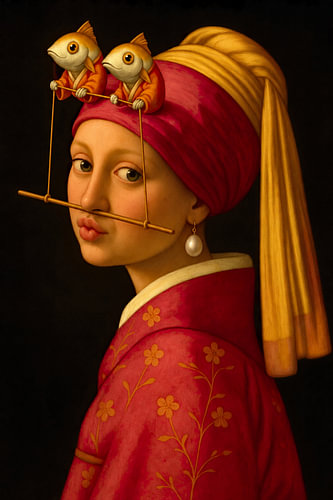Vermeer, Fische und ein Stäbchen - Die Perle des Meeres
