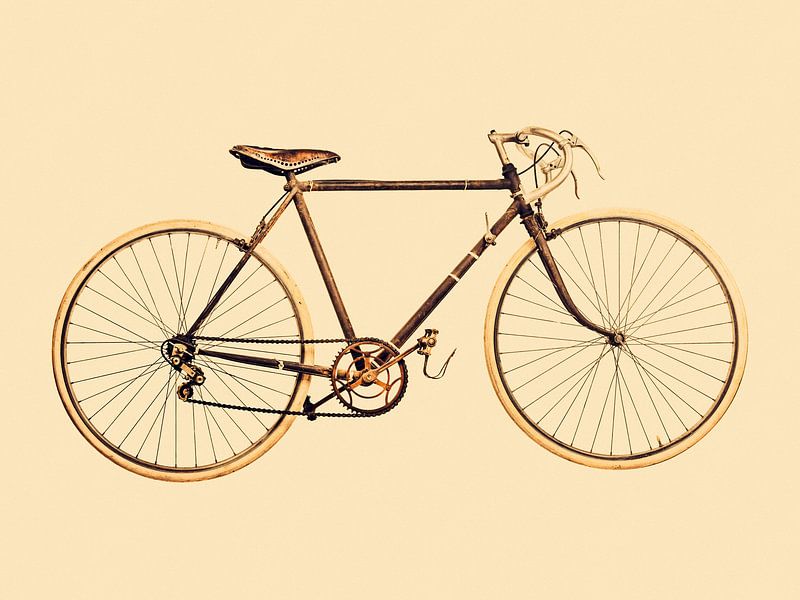 Das verwitterte Rennrad von Martin Bergsma