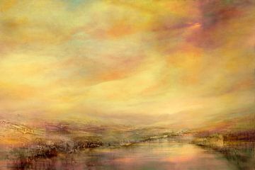 Fluisteringen van zonsondergang van Annette Schmucker