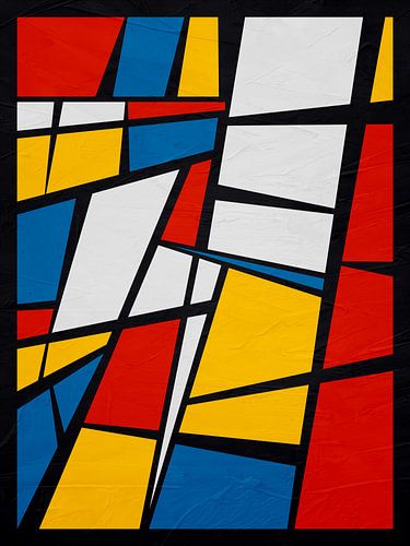 ABSTRACTE GEOMETRISCHE KUNST IN MODERNE KLEUREN