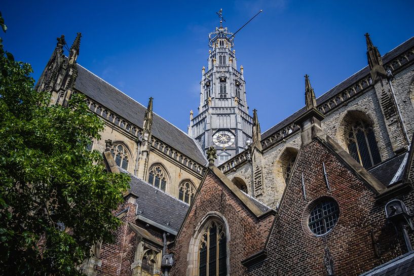 Grote kerk, Haarlem centrum (Holland) van ErikJan Braakman