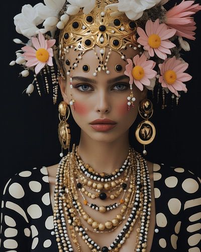 Modern, speels en tegelijkertijd stijlvol portret