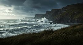 Stormy cliffs - wild coastal impressions by ButterflyPix