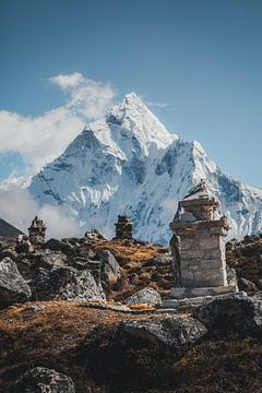 Gedenkplaats in Nepal versie 2 van Roy Mosterd