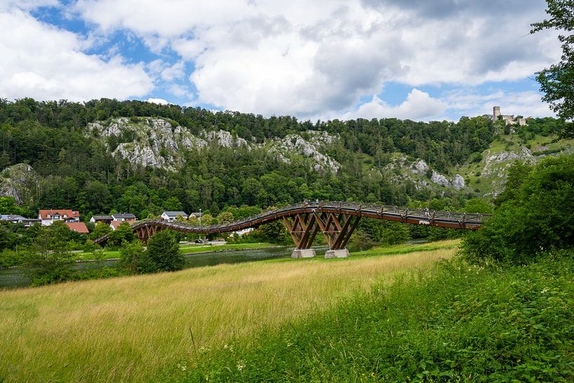 Pont en bois près d'Essing dans la vallée de l'Altmühl par ManfredFotos
