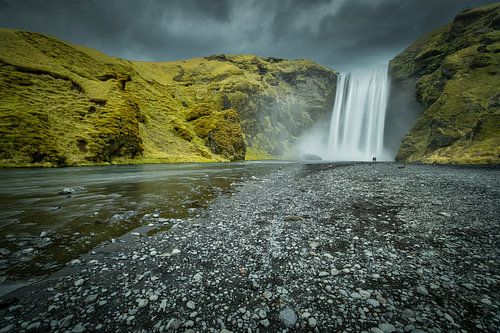 Chute d'eau Islande Skorgafoss sur SeruRon Photo's