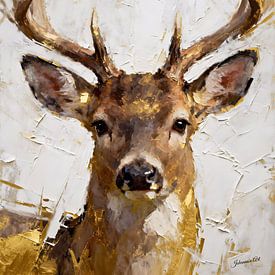 Antlers of Light - Cerf 2 sur Johannas Art Creations