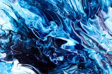 Blue river by Klaske de Wal