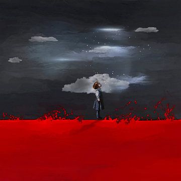 in de wolken zijn van Ria van Werven