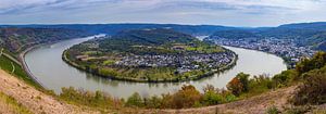 La boucle du Rhin près de Boppard, Allemagne