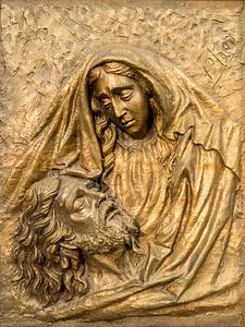 Panneau du retable de la Via Lucis Mariano.