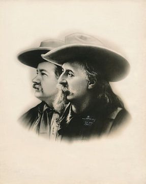 Buffalo Bill and Pawnee Bill by Retrotimes