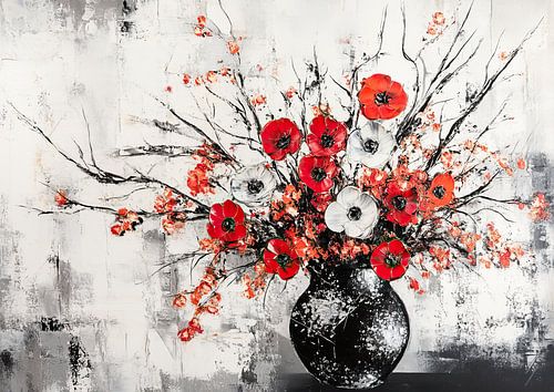 Blumenstrauß in Vase 69.4467