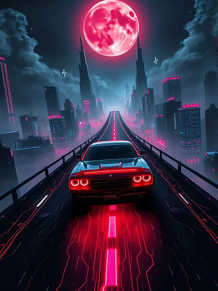 Auto zum Mond von rendy okta