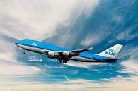 KL2020, KLM Boeing 747-400, PH-BFB, City of Bangkok van Gert Hilbink thumbnail