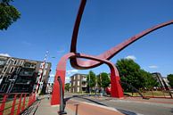 Le pont rouge sur la rivière Vecht à Utrecht par In Utrecht Aperçu